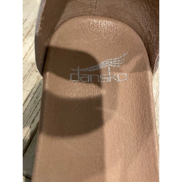 Dansko Women's Ivory Slingback Wedge Sandals Size 9.5-10 - Picture 4 of 10